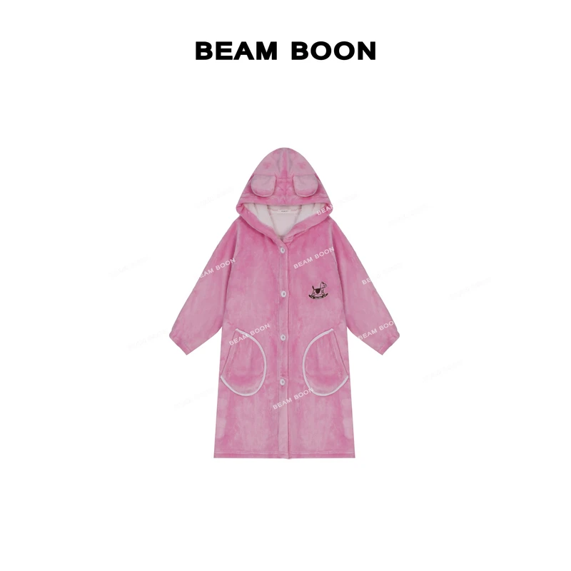 【小暖窝】炒炒细腻加厚双层云朵绒出口日本儿童秋冬家居服