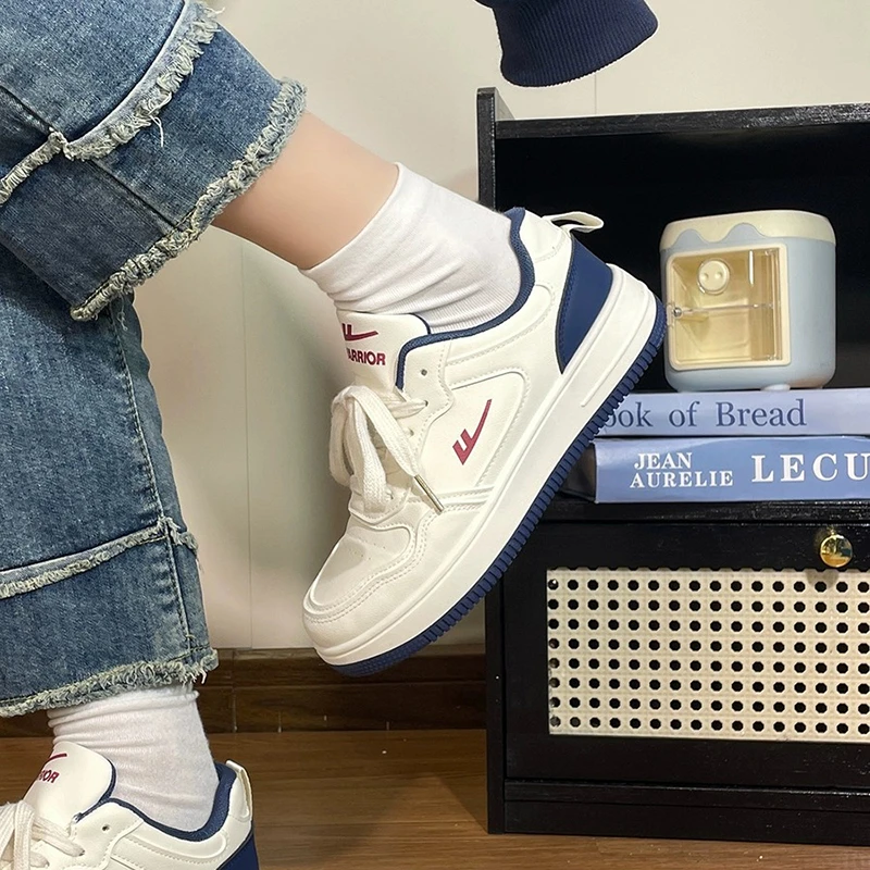 回力2025爆款早秋时尚小白鞋厚底韩版情侣休闲鞋百搭潮流ins女鞋