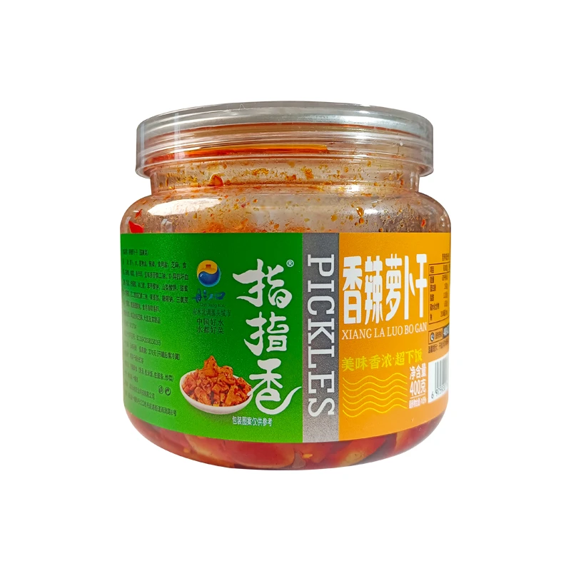 【新日期】指指香香辣萝卜干400g即食开胃酱菜香浓美味下饭小咸菜