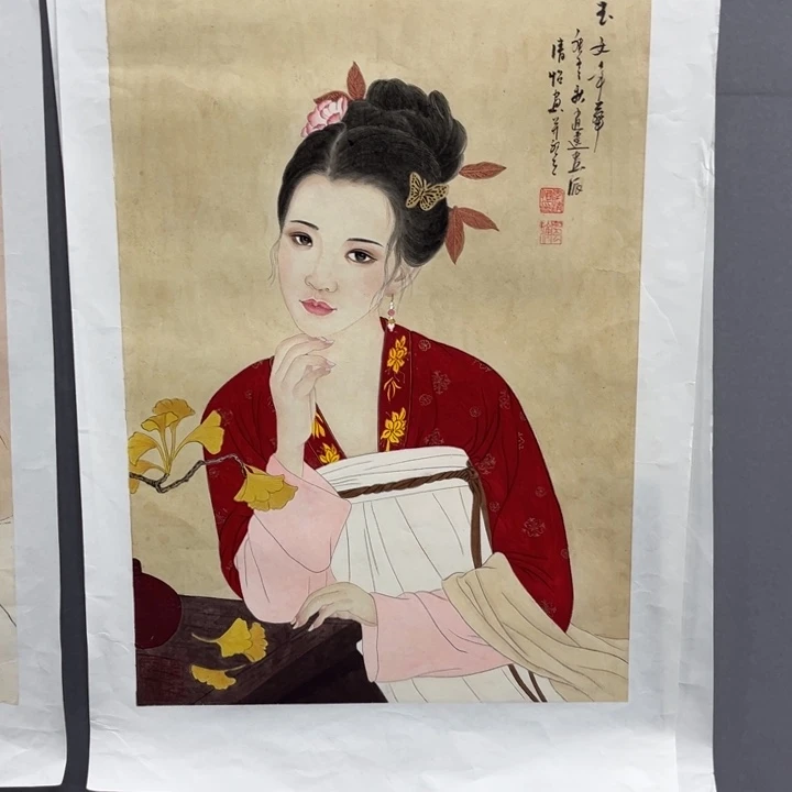 国画宣纸纯手绘字画