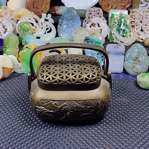 紫金钵盂菩提吊坠