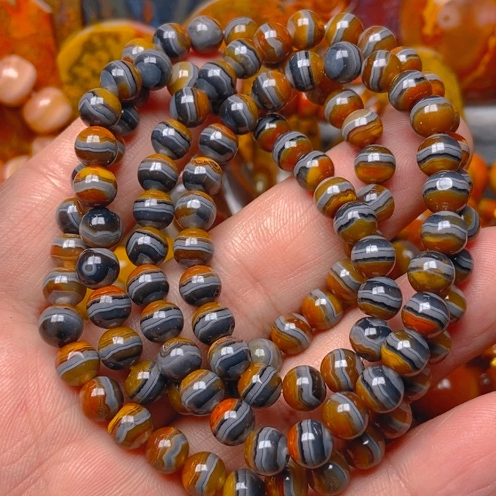 啊***对玛瑙/玉髓未镶嵌项链