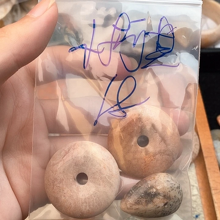 硅化玉颈饰未镶嵌小*基
