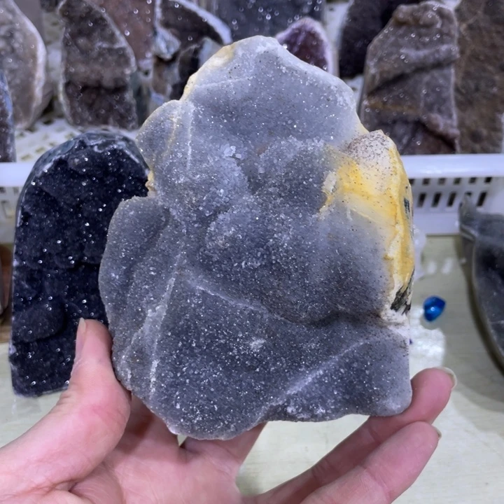 紫晶钱袋子未镶嵌