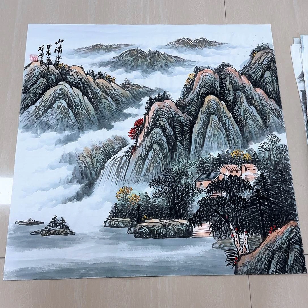 国画国画作品集一个