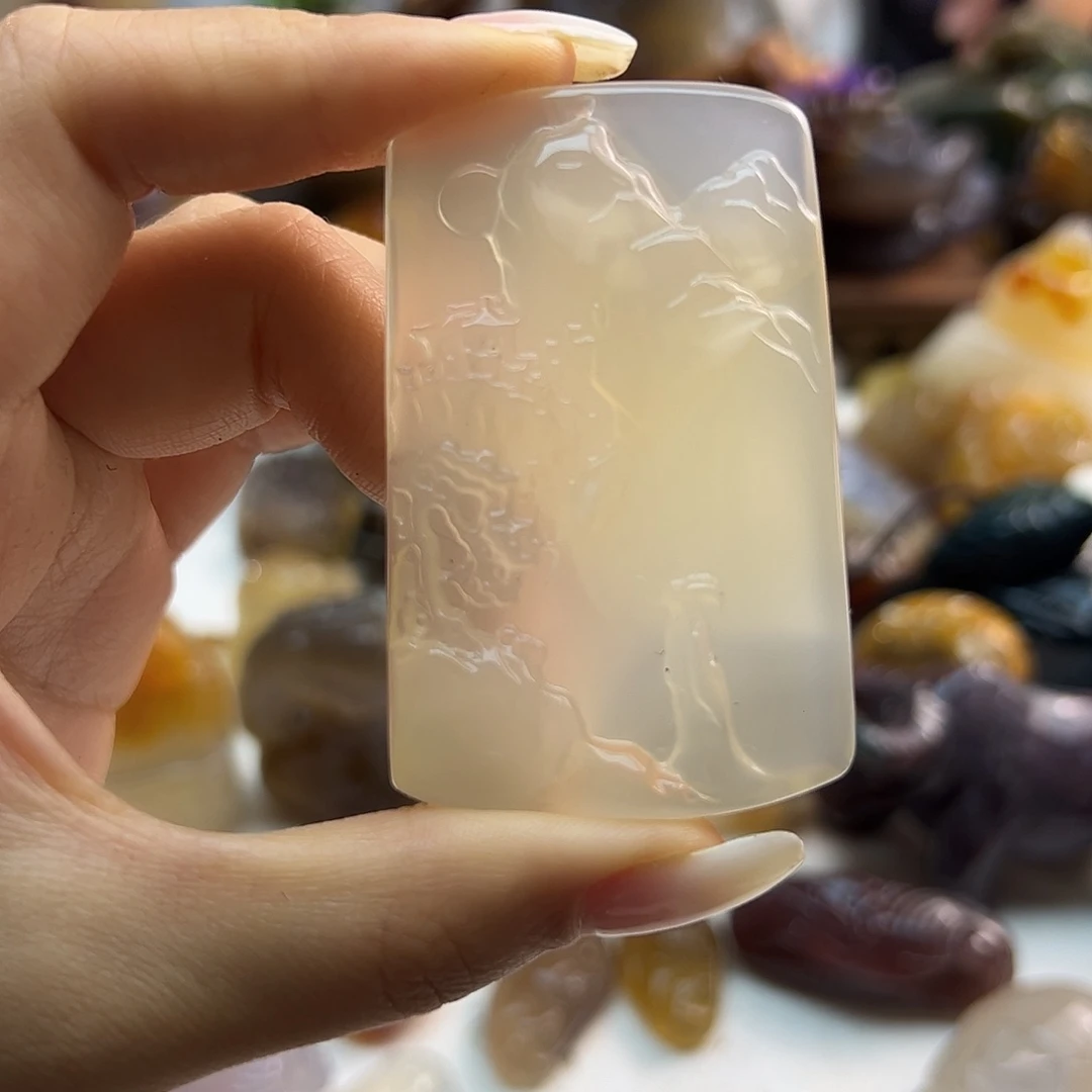 玛瑙/玉髓未镶嵌颈饰