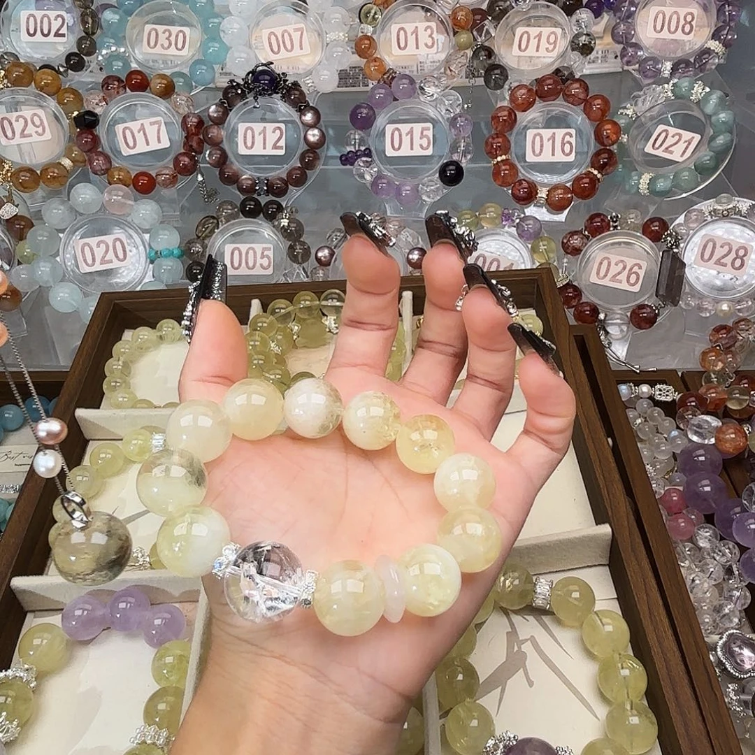 喵***e水晶银S925镶嵌手链