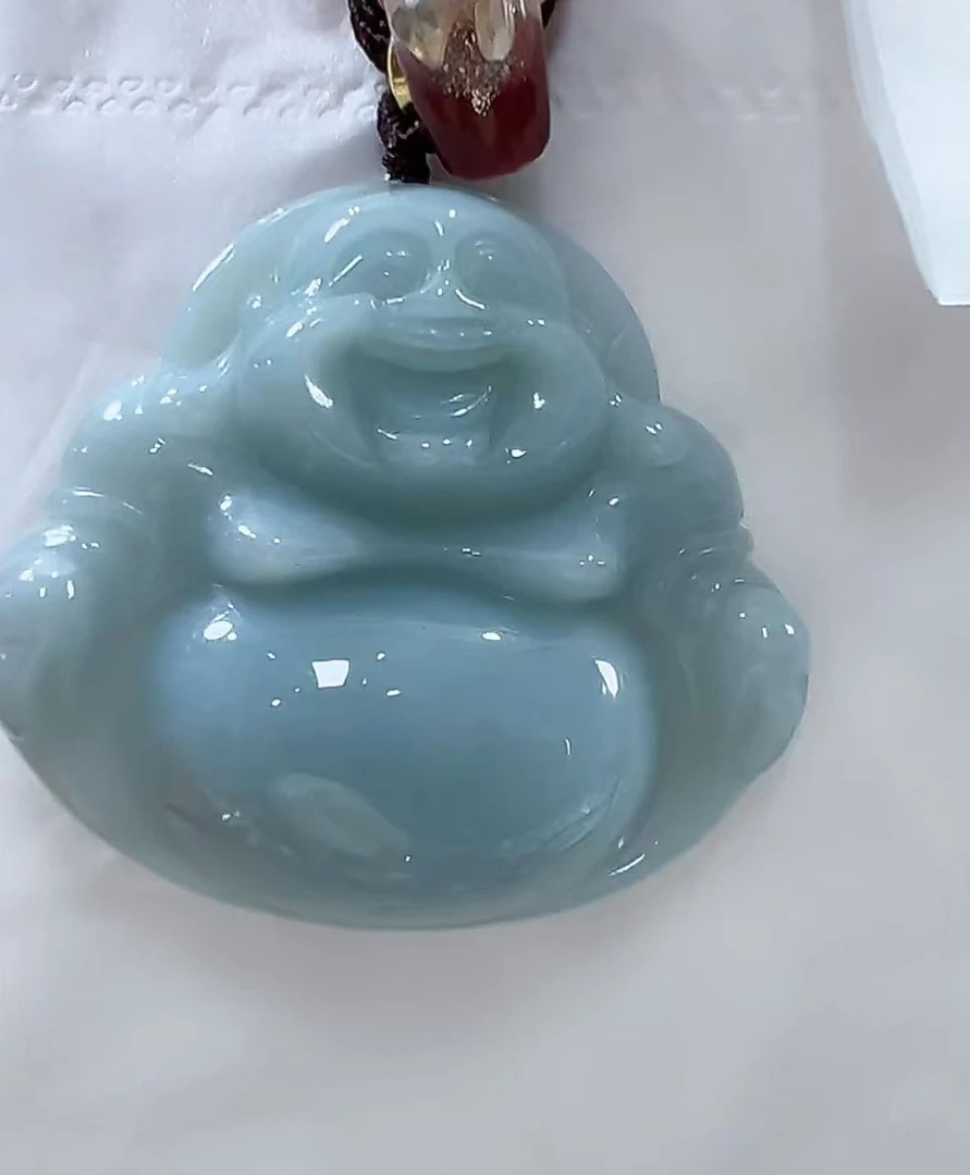 天然翡翠A货孤品吊坠123