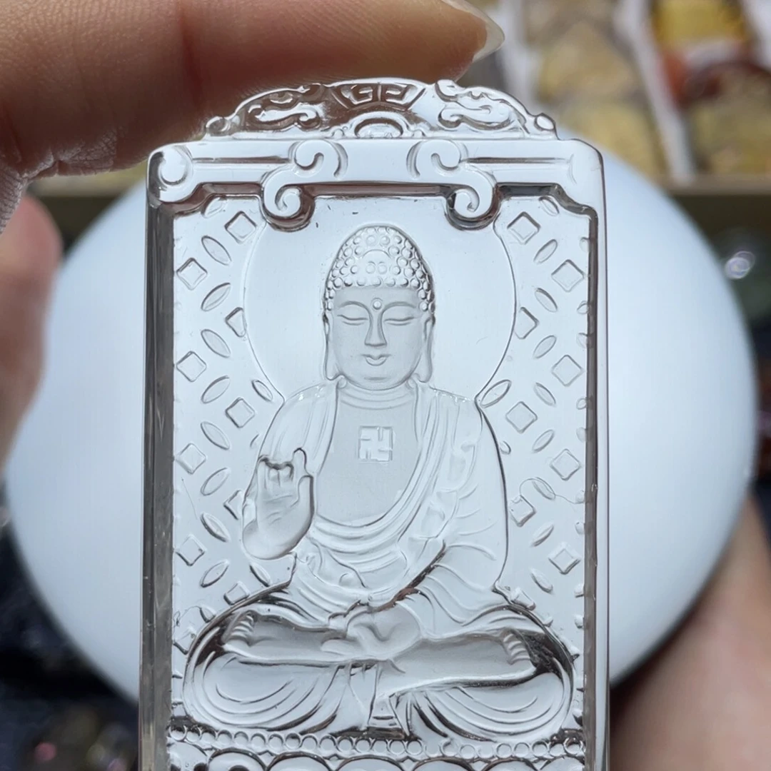 水晶颈饰未镶嵌定制