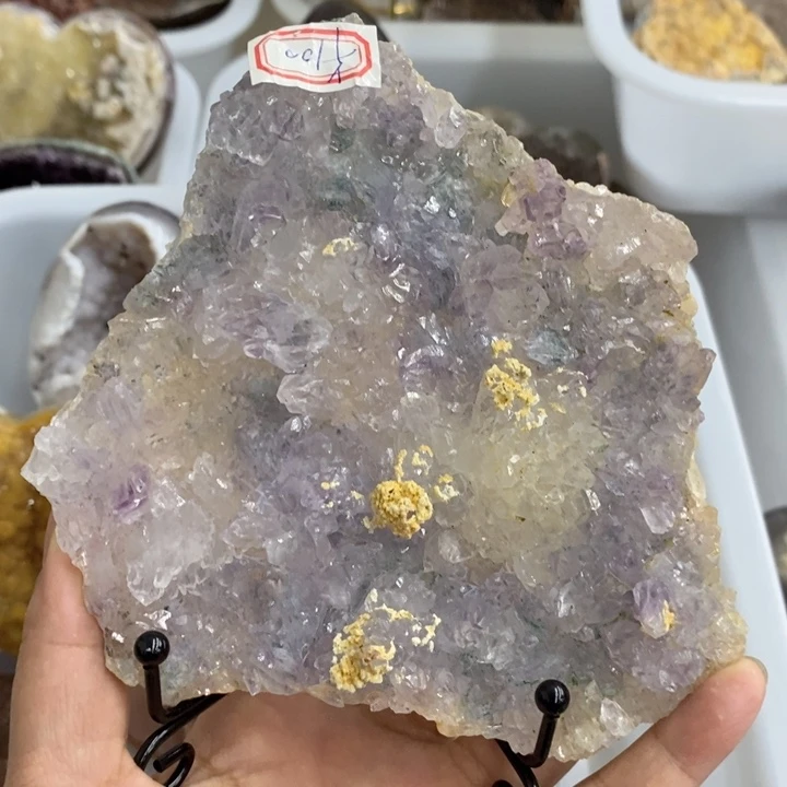 θ***暖未镶嵌珠宝半成品紫晶