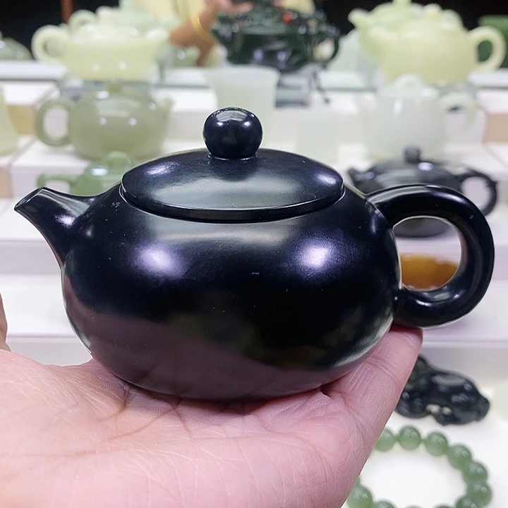 未镶嵌和田玉挂件茶壶180ml