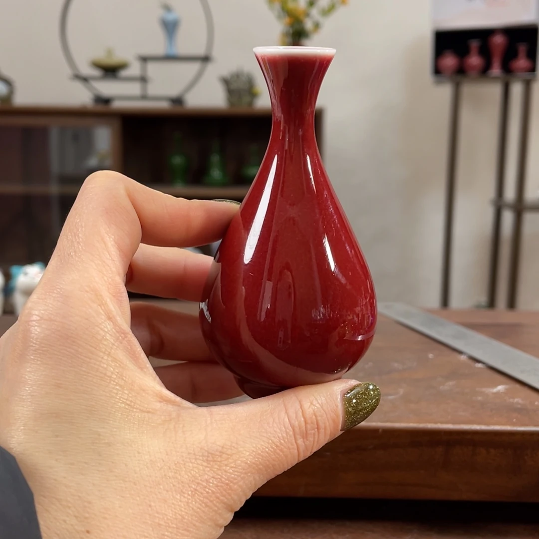 瓷片陶瓷艺术小花瓶