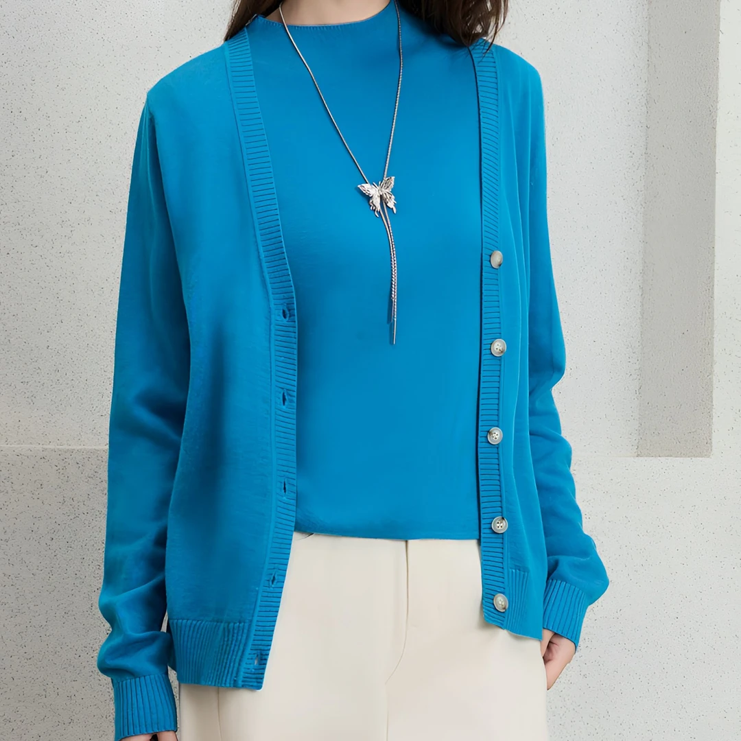姚领YAOLY开襟针织衫