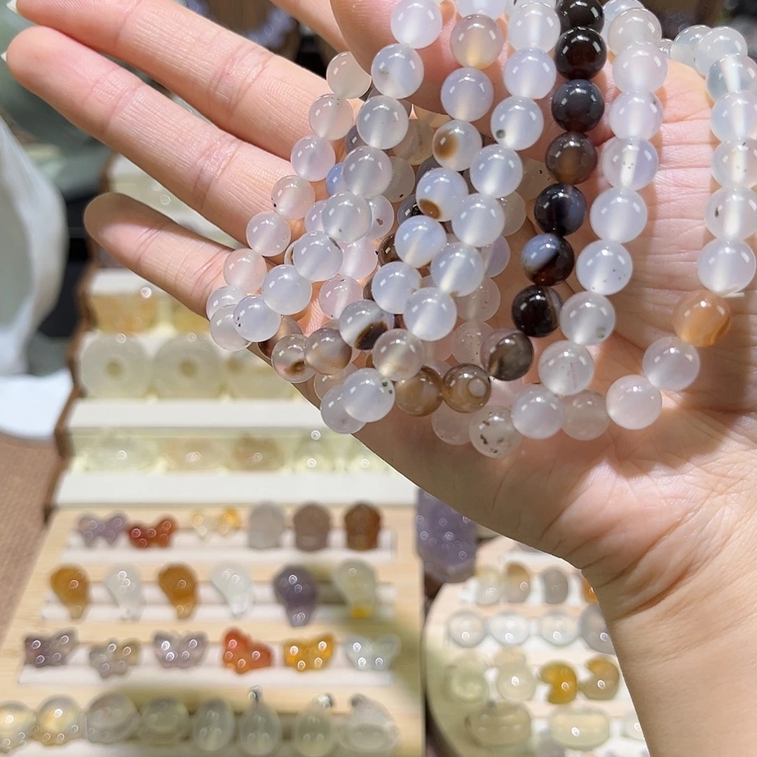 玛瑙/玉髓未镶嵌颈饰