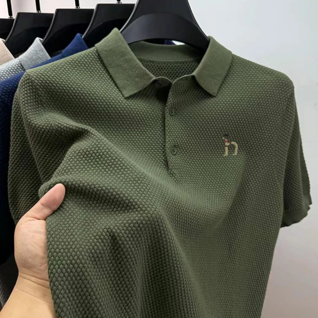 奥特莱斯【1折】撤柜正品短袖T恤男夏季新款翻领刺绣纯棉polo衫