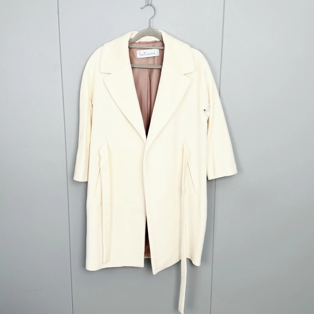 95新 MaxMara 2码/Maxmara/maxmara 羊毛大衣/98新/jm07331