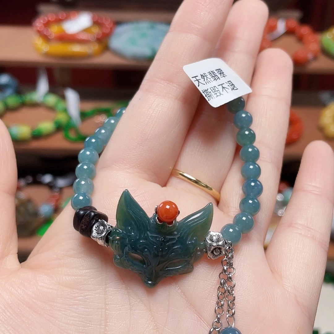 翡翠未镶嵌手链饰品