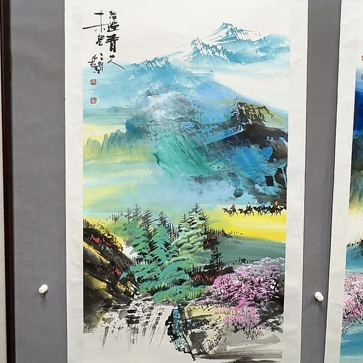 国画亲笔手绘放心去藏