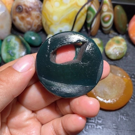 石英质玉珠宝半成品未镶嵌老*精