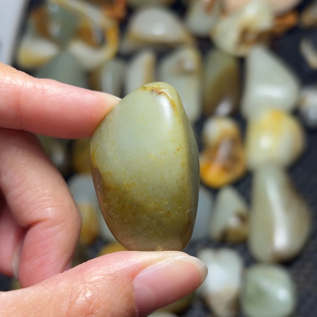 和田玉未镶嵌挂件23