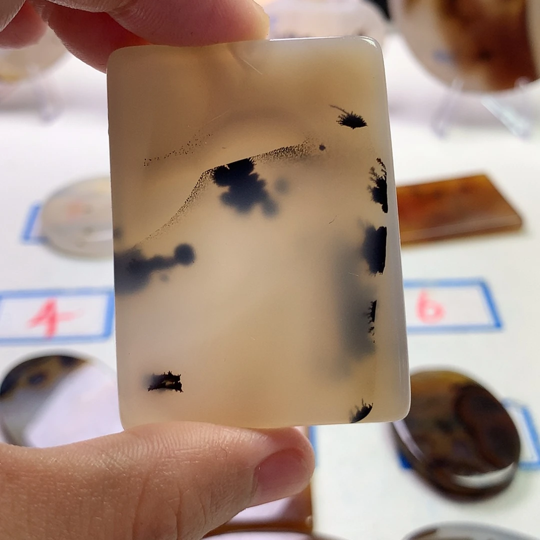 未镶嵌玛瑙/玉髓珠宝半成品