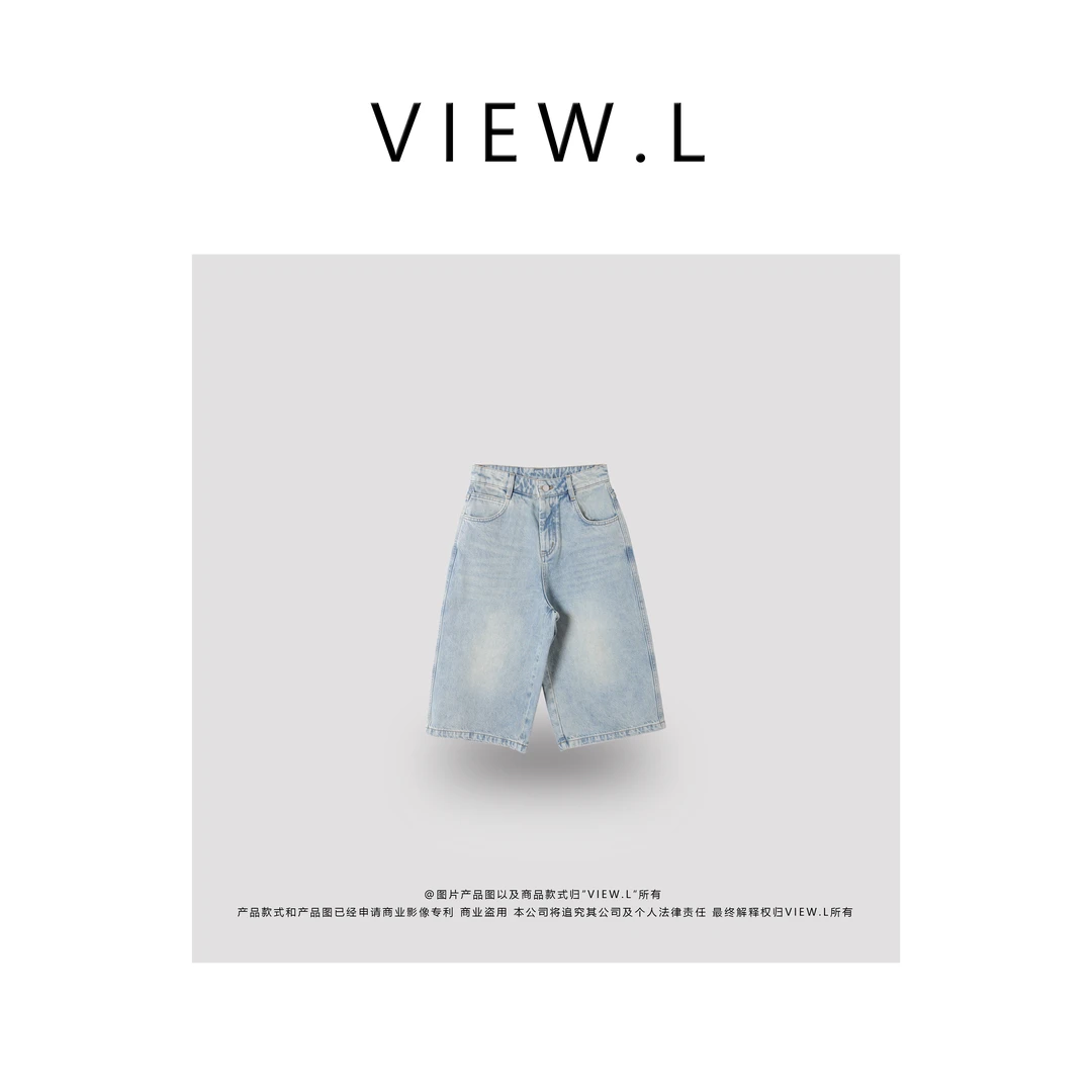 view.l25 设计师款春季牛仔短裤W922