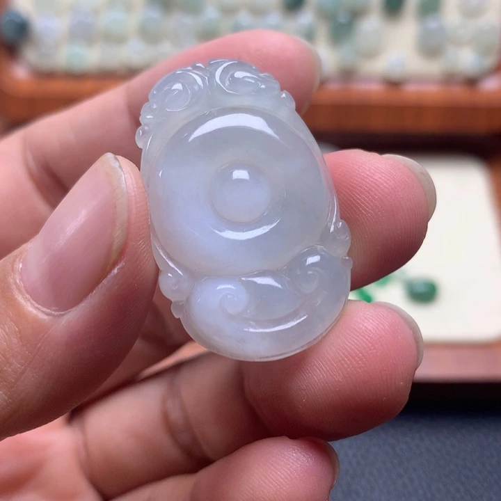 颈饰未镶嵌翡翠天然A货翡翠