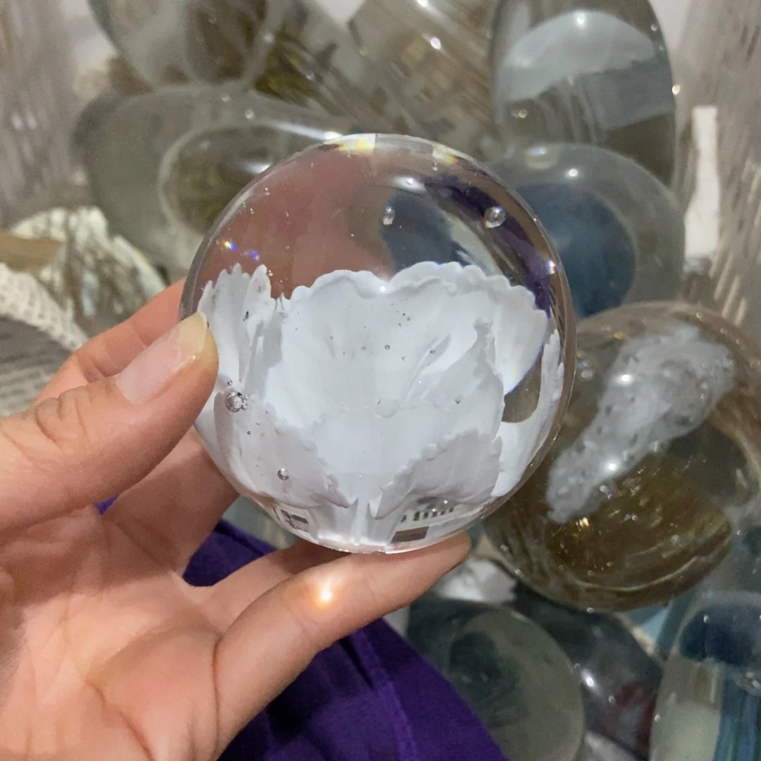 琉璃手工艺品稳***福微瑕
