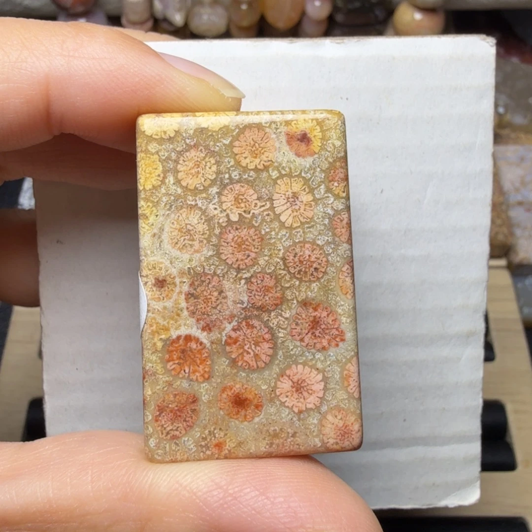 硅化玉未镶嵌美画自成：虞美人