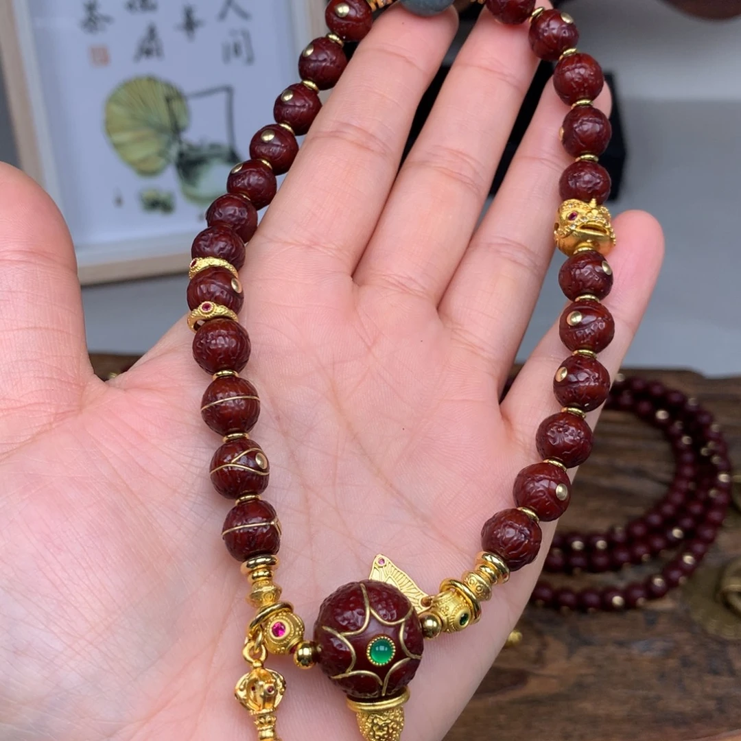 吊坠凤眼菩提9满配手持