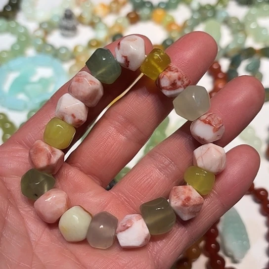 蛇纹石玉未镶嵌手串