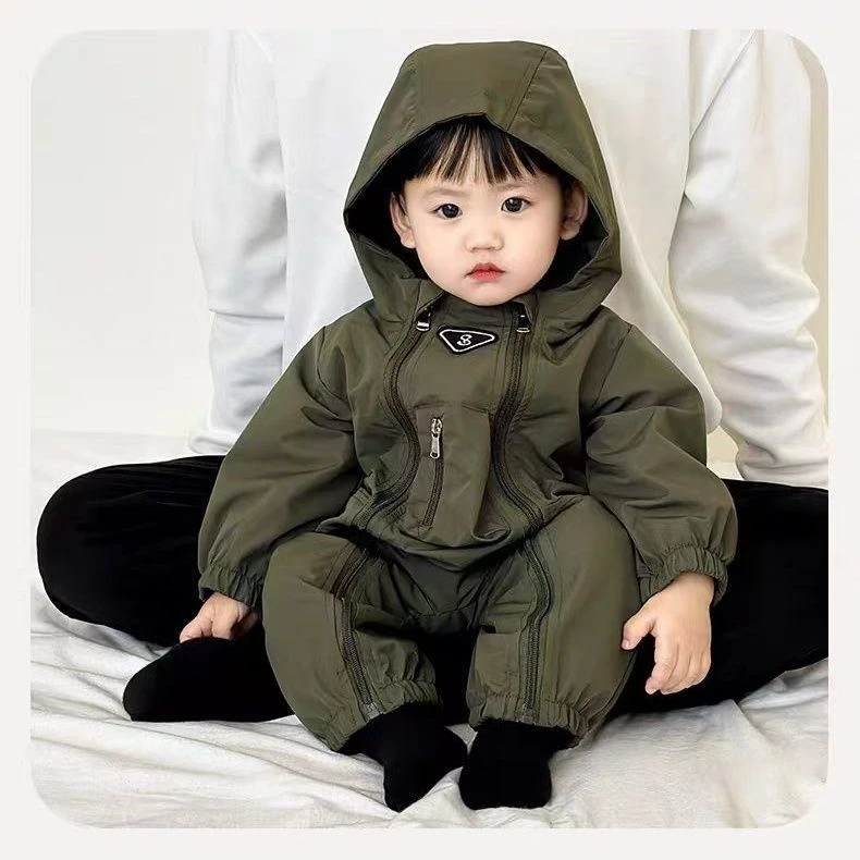 宝宝连体衣衣服超萌春装婴儿爬外套婴幼儿春秋冲锋衣婴儿