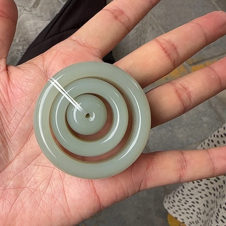 和田玉未镶嵌颈饰新疆且末蓝