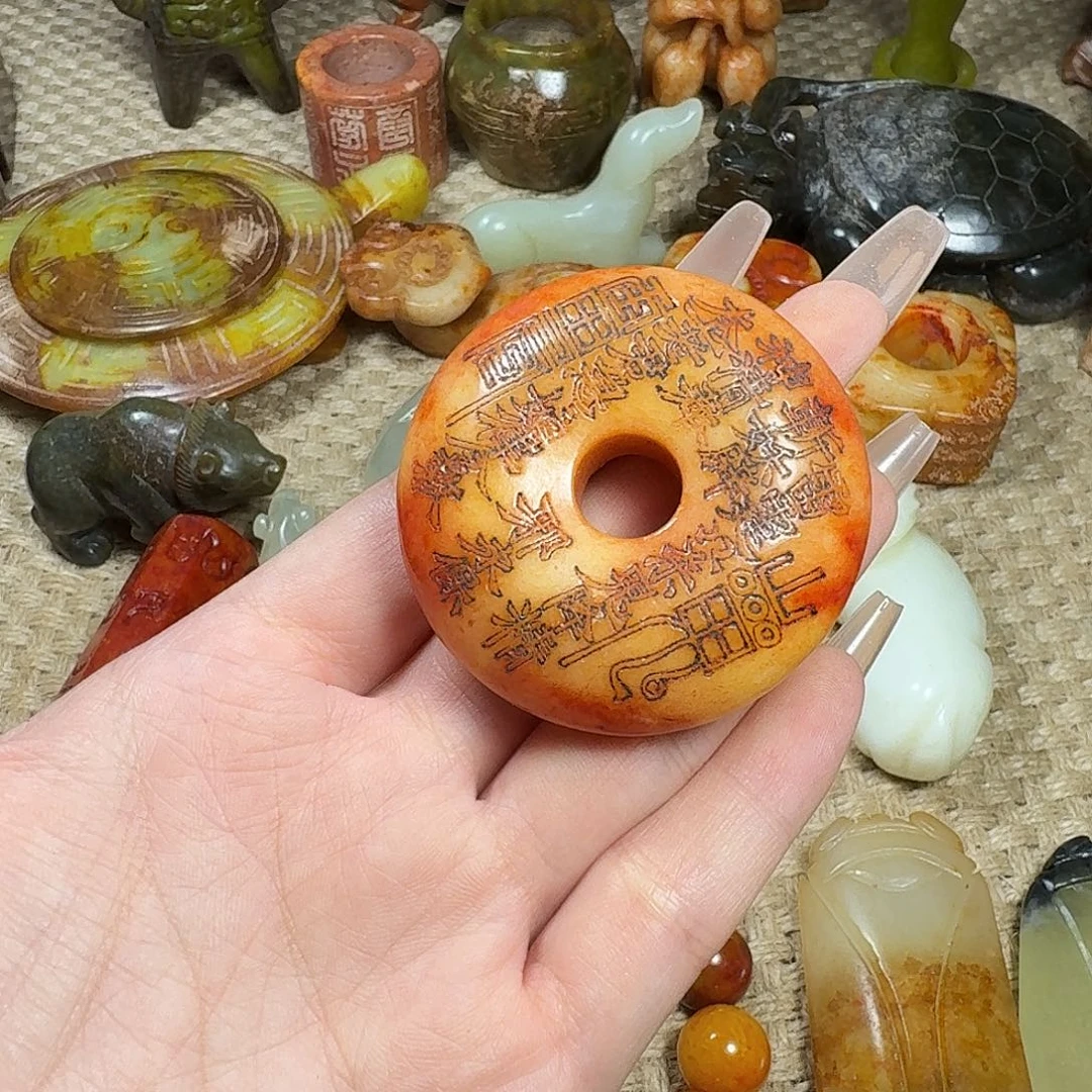 白玉菩提吊坠挂件