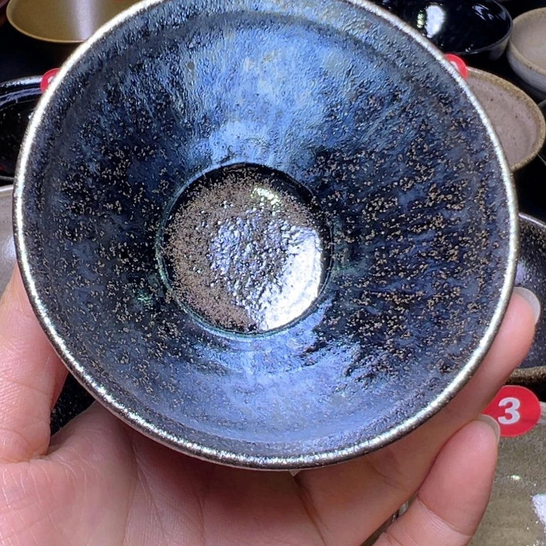 锦***饼茶盏龙窑柴烧茶盏现代