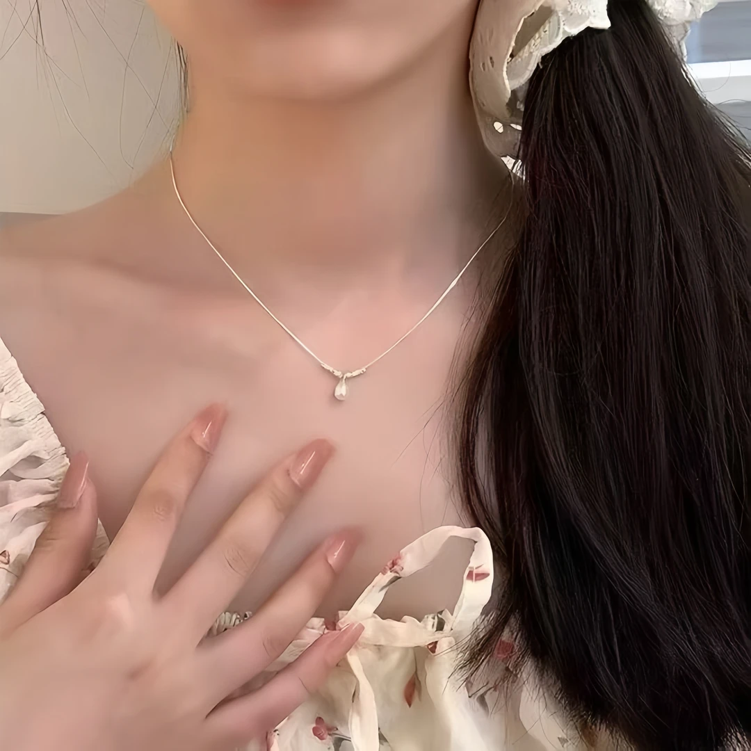 链子足银 设计百搭项链简约气质小众素链881