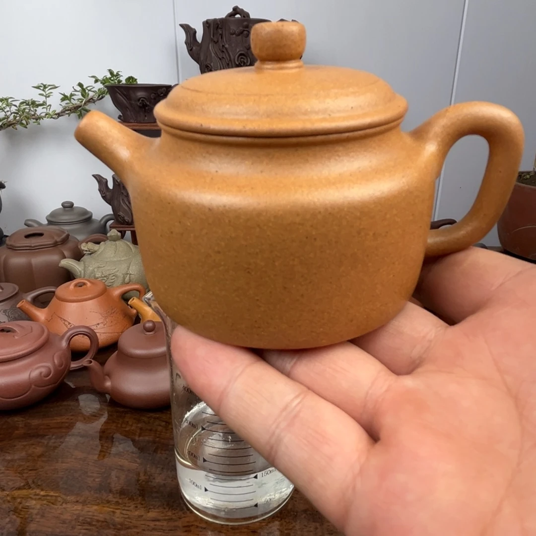 紫砂茶壶德中 黄金段
