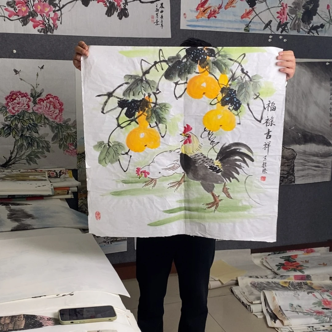 国画纯手写手绘作品126