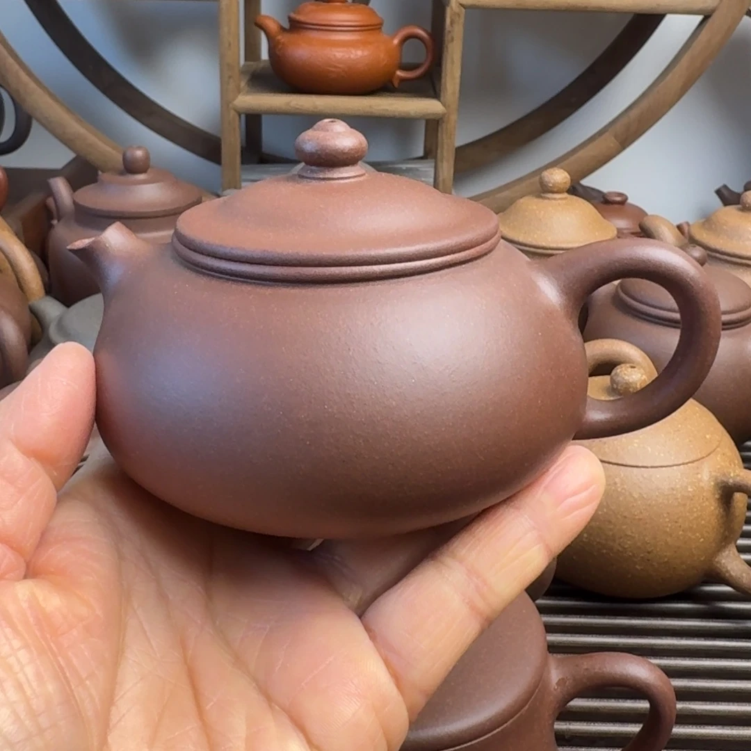 紫砂茶壶230cc寒江微瑕特价处理
