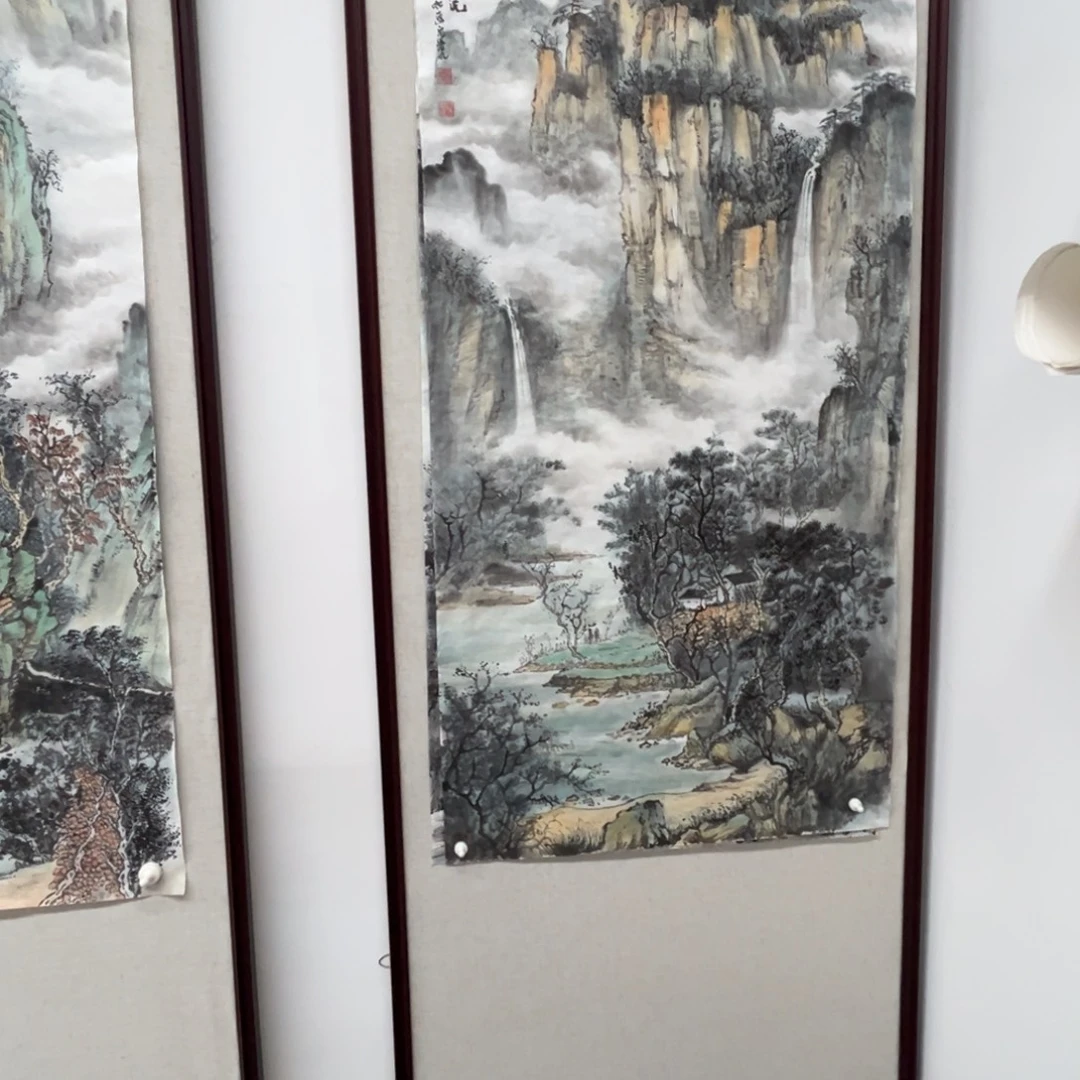 游***怀国画绘画作品多次参加