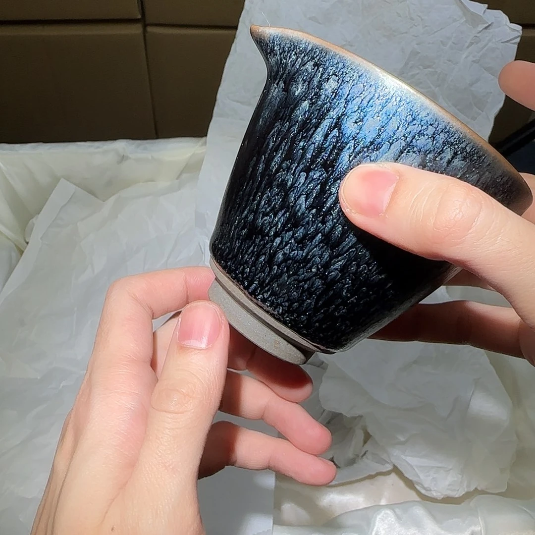 茶盏微瑕建盏，介意勿拍