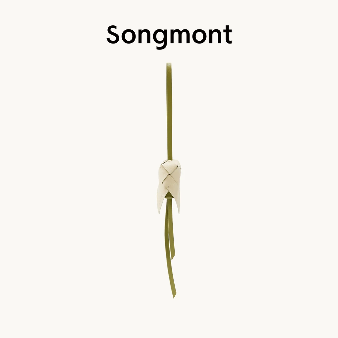 Songmont山下有松夏蝉包包挂件头层牛皮高级精致清新个性挂饰配件