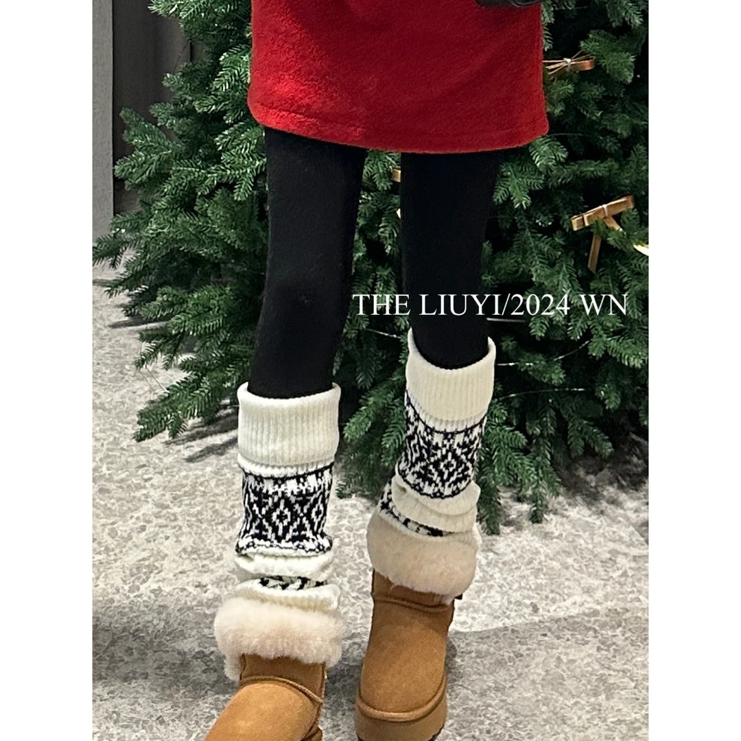【LIUYI】费尔岛针织袜套6855