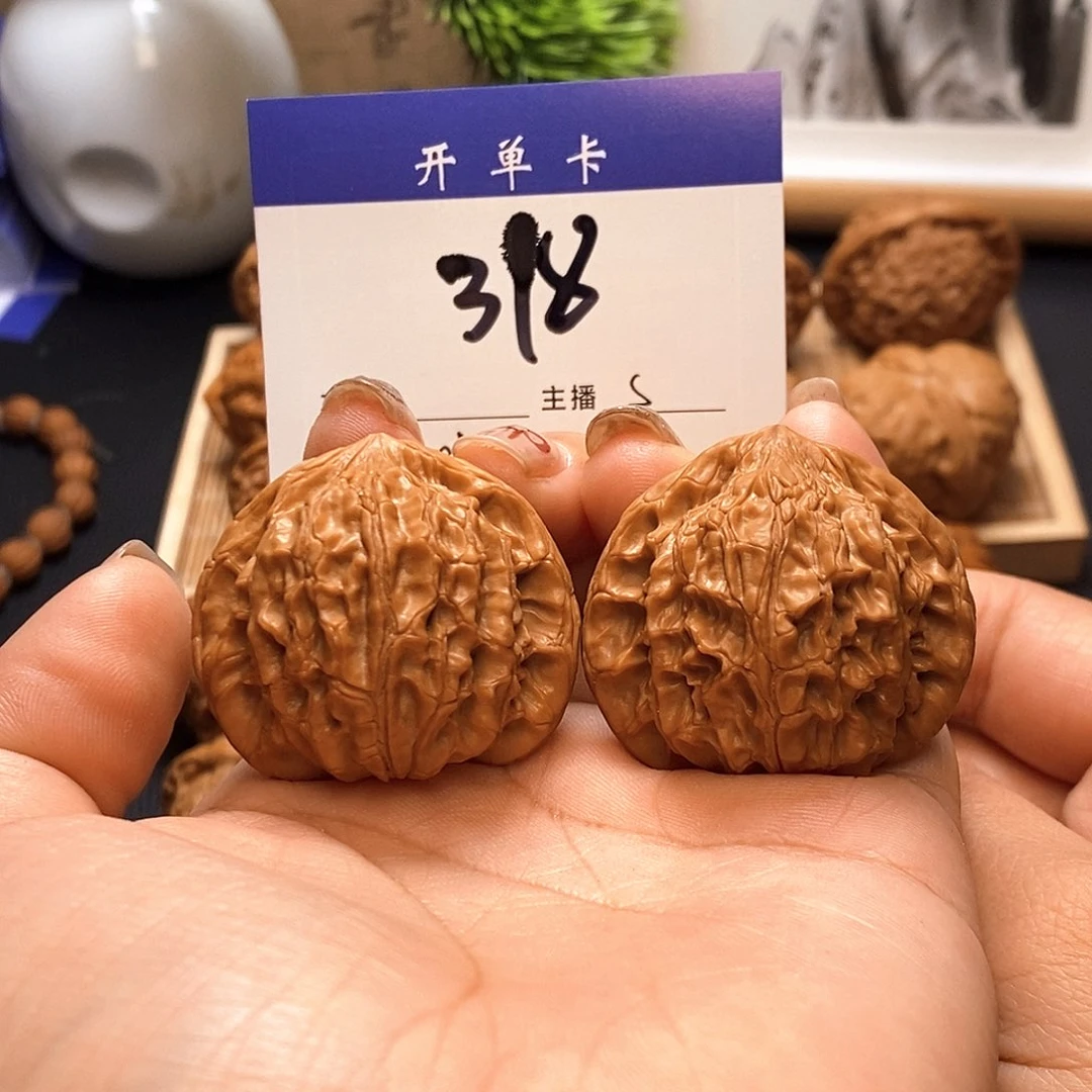 桃核吊坠荷叶40无刀痕s