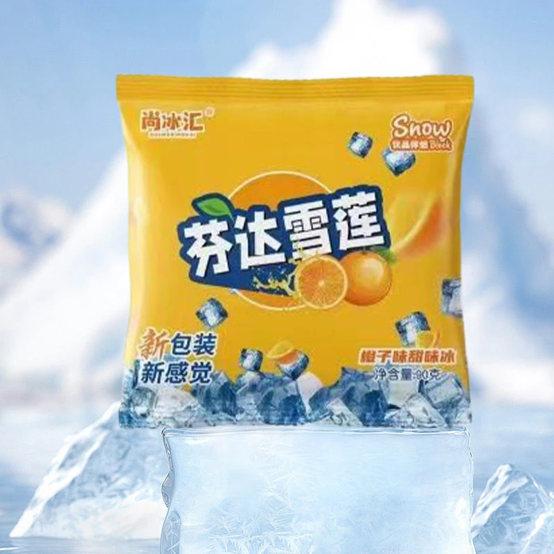 尚冰汇 芬达雪莲橙子味甜味冰 90g/袋