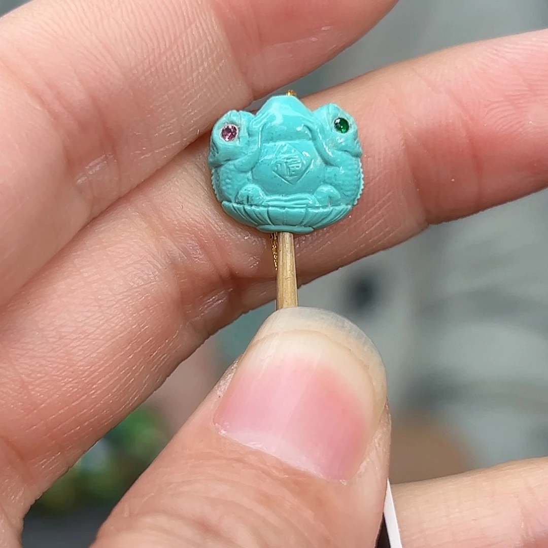 绿松石珠宝奇石未镶嵌