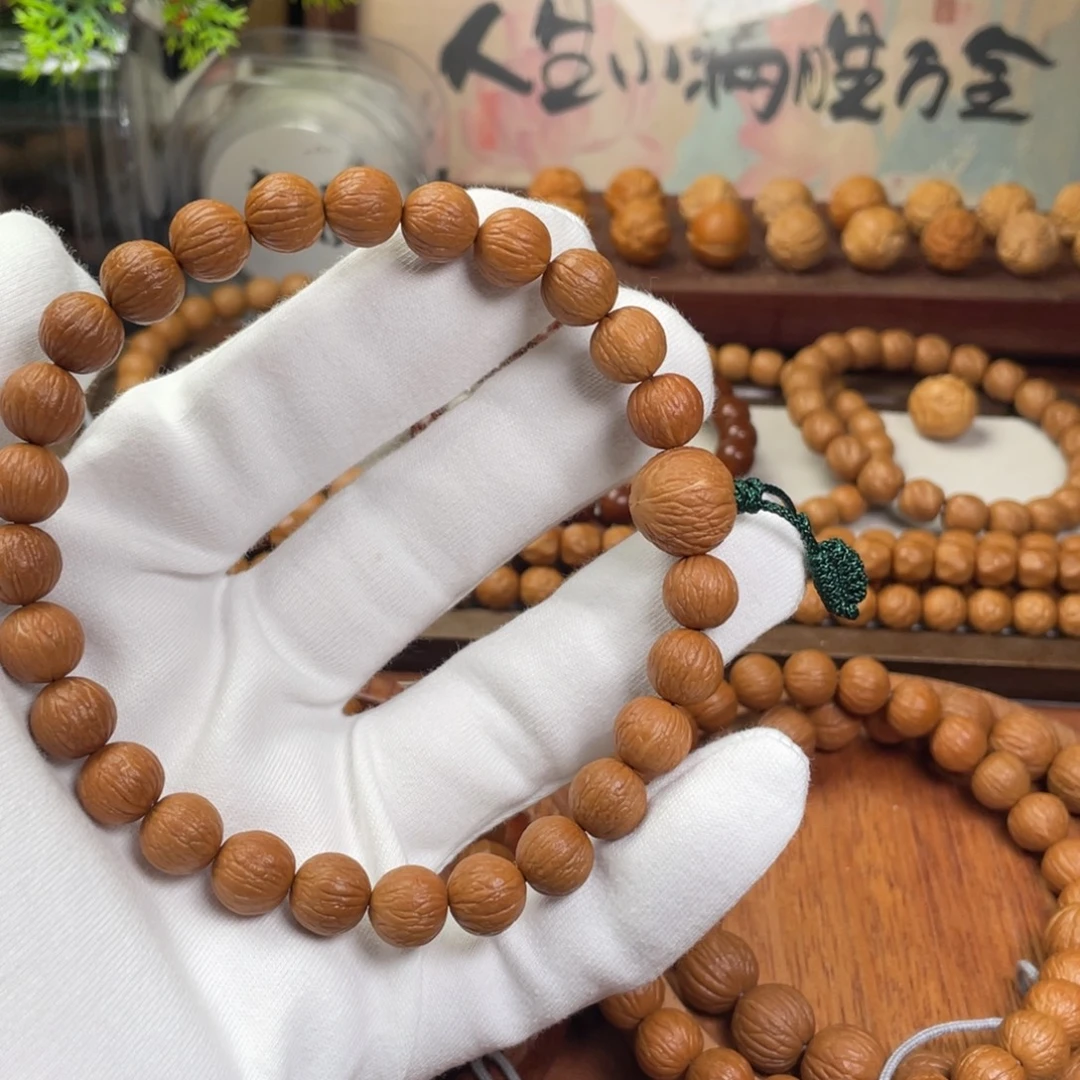 獨***°手串猴头核桃凤羽