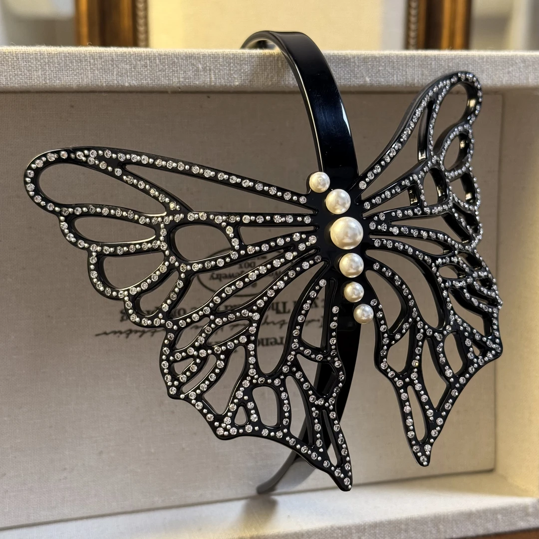 【法单】蝶灵系列蝴蝶满钻发箍#160