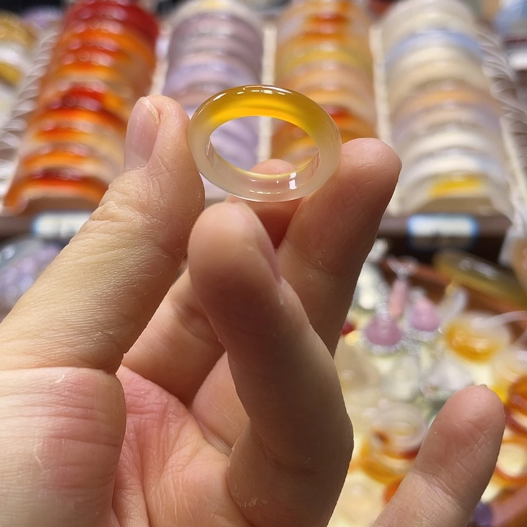 丸***记玛瑙/玉髓未镶嵌指环