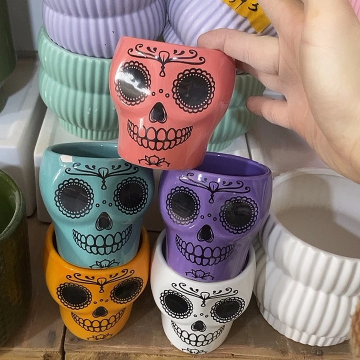 陶盆有孔 瑕疵针孔漏釉介意勿拍外口 8外高8